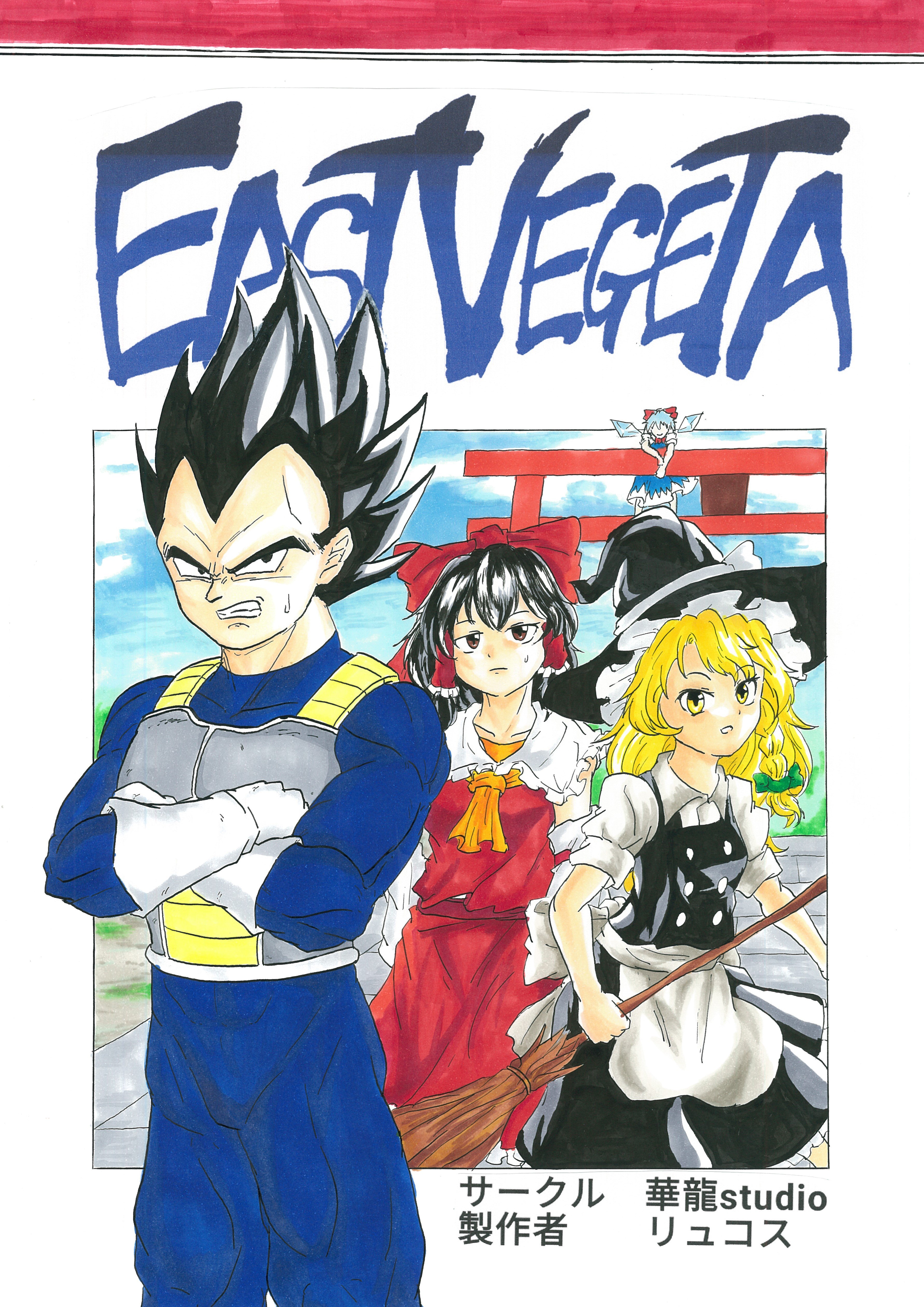 Reading Manga Touhou & Dragon Ball - EAST VEGETA (Doujinshi)