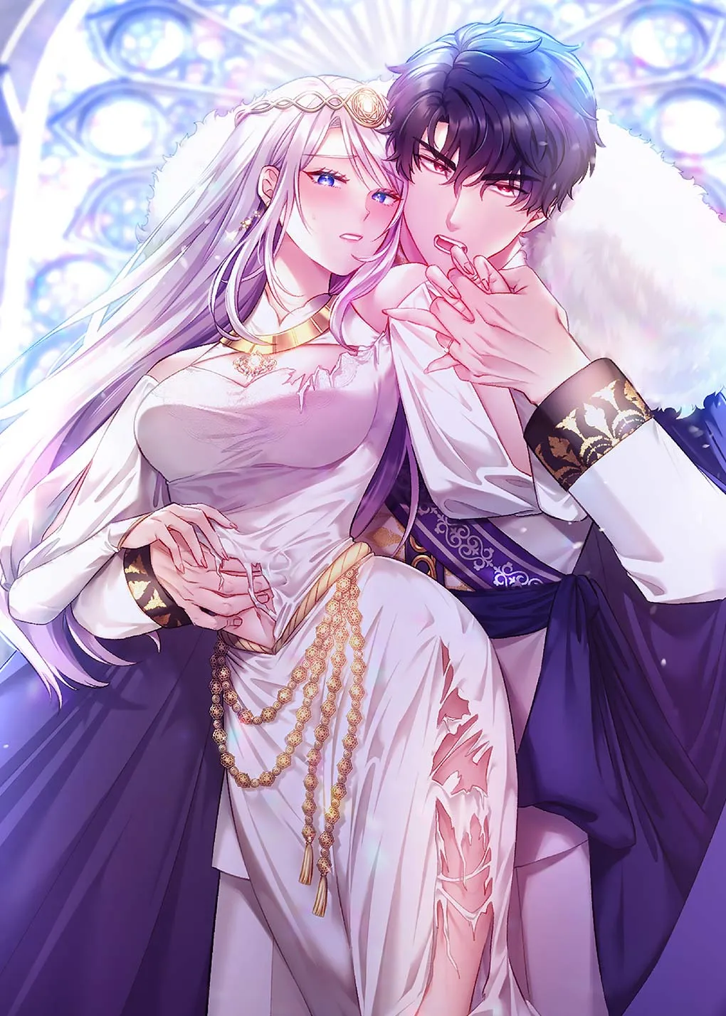 Reading Manga The Abandoned Saintess' Vow: To Deny the Prince's Love in Her Next Life