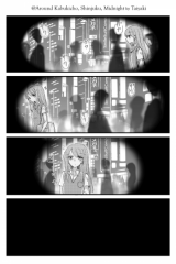 Reading Manga @Around Kabuki-cho, Shinjuku, Midnight