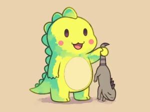 Reading Manga [3-Koma Manga] Zenryaku, Shuunyuu 0 Yen Creator, Inaka de Majuu Hunter ni Tenshoku Shimashita.