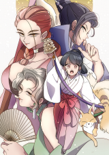 Reading Manga Aisare Miko-chan