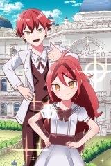 Reading Manga Akuyaku Reijou no Ani