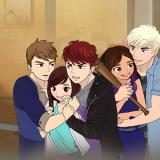 Reading Manga Alice (Angellina)