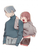 Reading Manga Street Pianoman