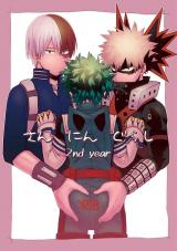 Reading Manga Boku no Hero Academia dj - Sannin Gurashi