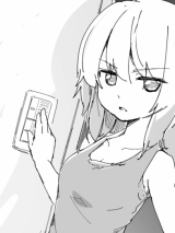 Reading Manga Sister Who Hates Horror