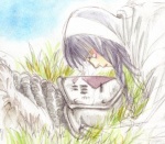 Reading Manga Nagi (GIN Toriko)