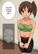 Reading Manga Obey! Chubby Little Sister