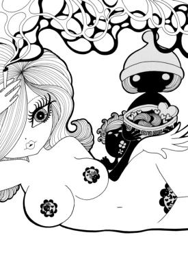 Reading Manga Otoko Sugiura Kasumi o Kurau!!