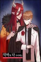 Reading Manhwa Between the Devil and I