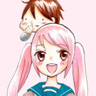 Reading Manga Maku-kun to Momo-chan