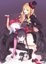 Reading Manga Kyuuketsuki no Ane to Zombie no Imouto (Novel)